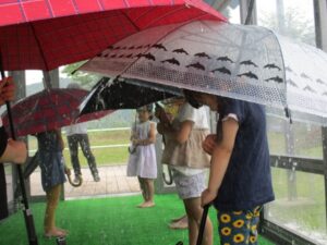 土砂降りハウス